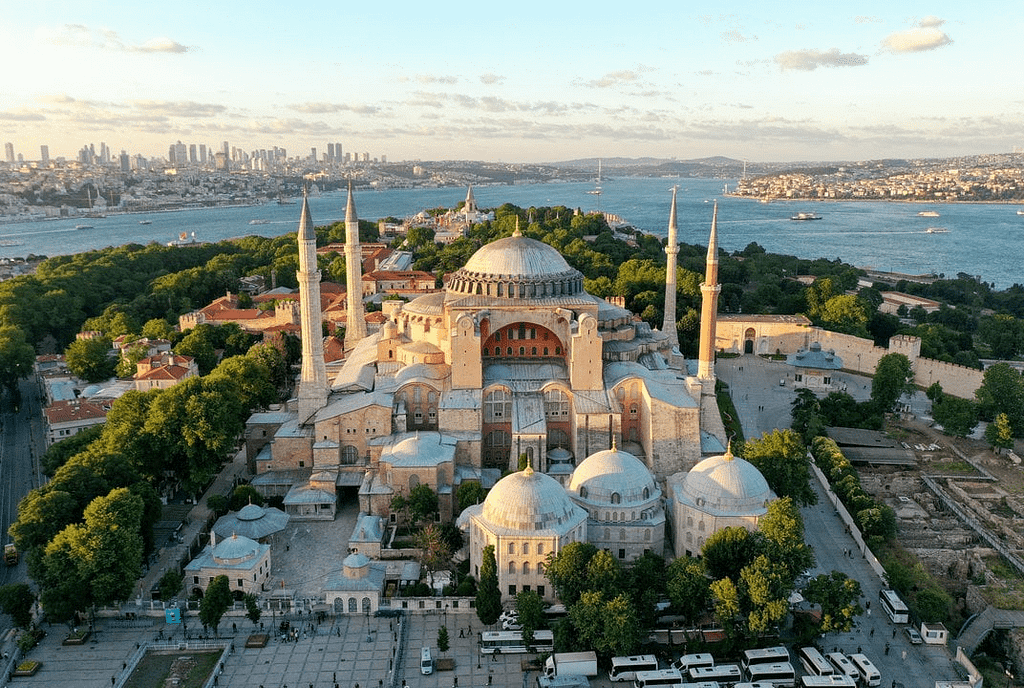 The Hagia Sophia in Istanbul, Turkey